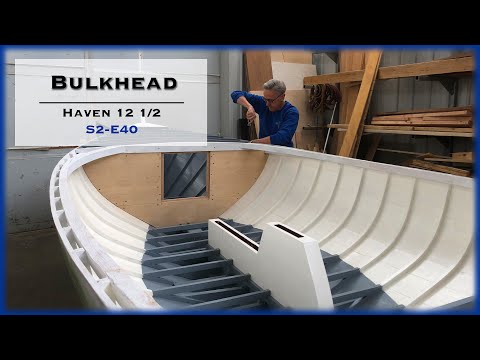 Building a Boat, Installing the Bulk Head and Bilge Painting S2-E40