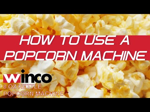 Part of a video titled How to Use a Popcorn Machine - Easy Instructions - YouTube