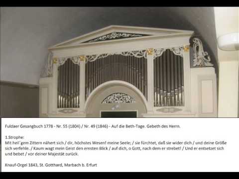 Fuldaer Gesangbuch 1778 (Nr. 89) - Mit heil´gem Zittern nähert sich