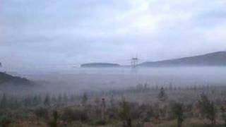 preview picture of video 'Niebla matinal sobre el valle de la Sierra de Las Animas'