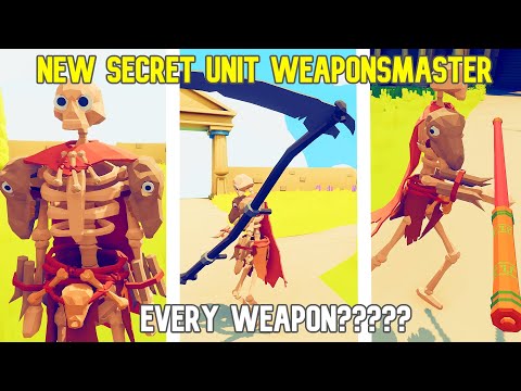 TABS - NEW SECRET UNIT WEAPONSMASTER - TABS MODS - CAN HE SUMMON EVERY WEAPON?