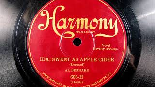 IDA! SWEET AS APPLE CIDER by Al Bernard 1928