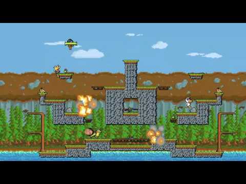 Duck Game - Kama vs. Washo vs. Shade vs. Fufy [abr 16, 2017]