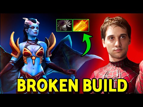 Arteezy Makes this Insane Queen of Pain BROKEN BUILD!