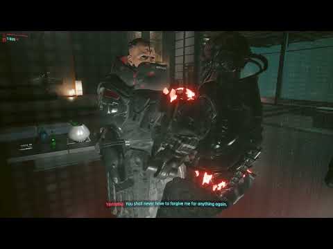Young Adam Smasher kills Old Adam Smasher. Cyberpunk 2077