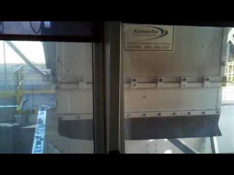 Loading coal into a train in the powder river basin