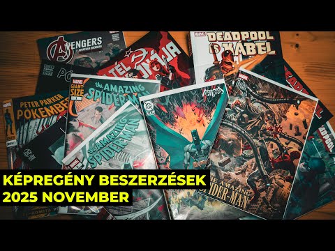 Képregény beszerzések | 2025 november