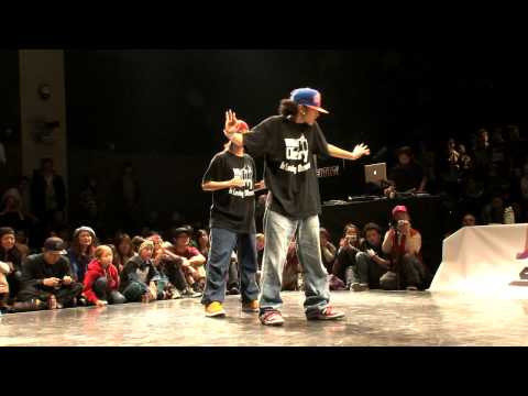 JUSTE DEBOUT 2012 【HIPHOP SIDE FINAL】RUSHBALL vs YASS&RYO