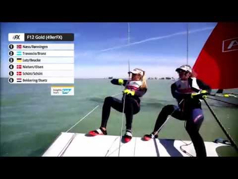 49er Sailing Live Replay - 2016 Worlds Day 4 - Gold Fleets