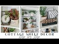 SPRING DECORATE WITH ME // HOW TO COTTAGE SHELF STYLING // CHARLOTTE GROVE FARMHOUSE