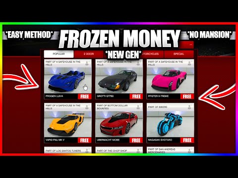 *NEW GEN* GTA 5 Online FROZEN MONEY Glitch! (No Mansion) (EASY Method) PS5/XBOX