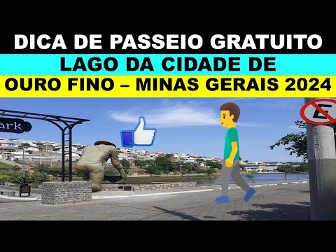 Fim de semana em Ouro Fino Minas Gerais, passeio gratuito, no lago da cidade, como é?