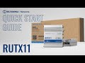 Teltonika Routeur Industriel LTE RUTX11 avec WLAN-AC