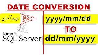 SQL date format: Converting yyyy mm dd to dd mm yyyy Easily | sql convert date