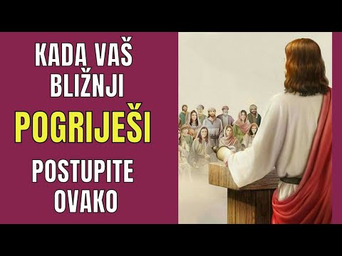 OPOMENUTI BLIŽNJEGA, OSUDITI GA ILI...?