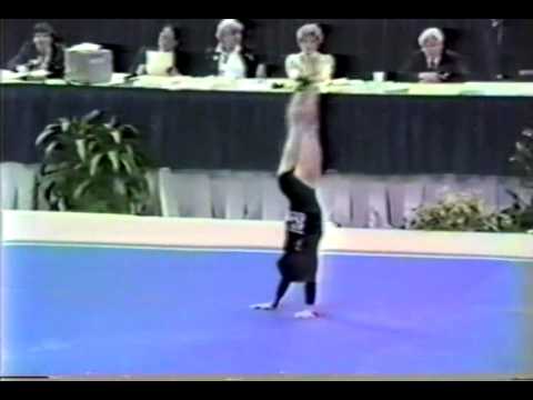 9th T CAN Andrea Thomas FX - 1985 World Gymnastics Championships 9.525