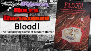 Blood! The Roleplaying Game of Modern Horror (Underground Games 1990) | Rules Breakdown