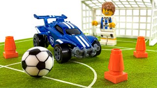 Hot Wheels Football Soccer Game Day!