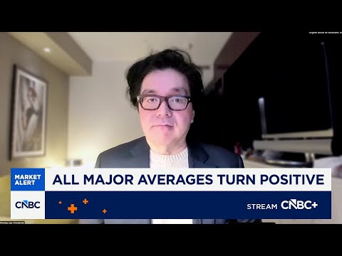 Tom Lee breaks down why 'the war is actually helping earnings right now'