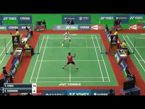 20160629Chinese Taipei Open MS Fikri Ihsandi Hadmadi vs周天成(台)