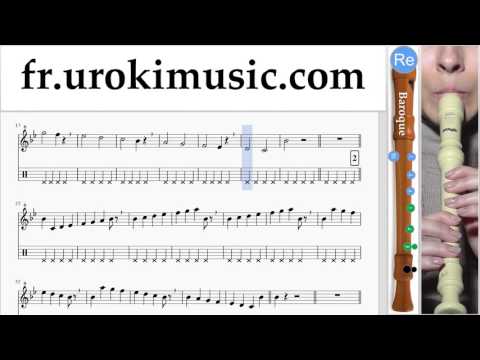 Cours de Flute à bec (B.) Ariana Grande - Break Free Partie#1 um-829