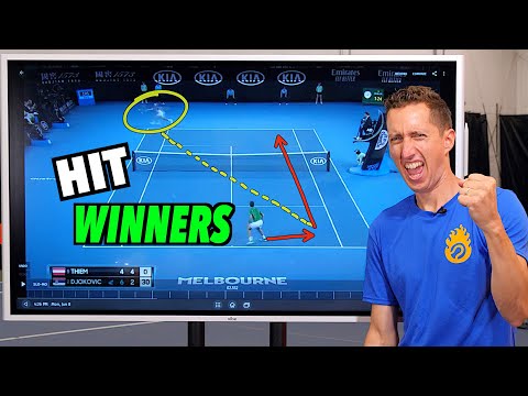 Hit WINNERS like Novak - Djokovic VS Thiem Analysis Video