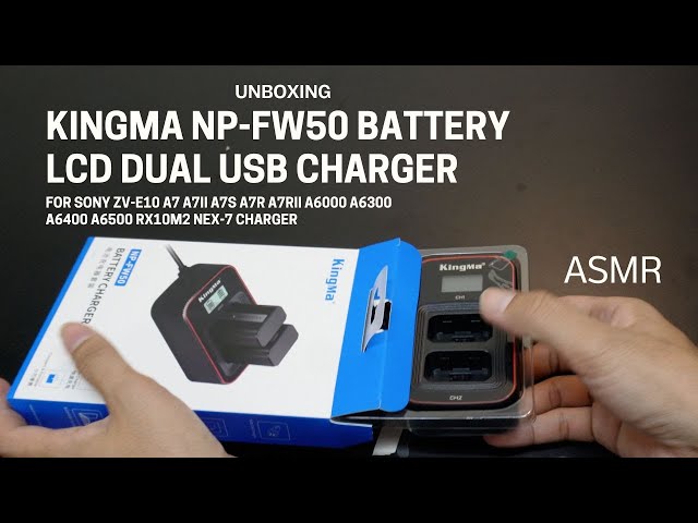 Vídeo relacionado con ENEGON NP-FW50 Tipo C Puerto de Carga Baterías (2x1500mAh) para Sony ZV-E10, A6000, A6500, A6300, A6400, A7, A7II, A7RII, A7SII, A7S, A7S2, A7R, A7R2, A55, A5100, A5000, A3000, A55, RX10