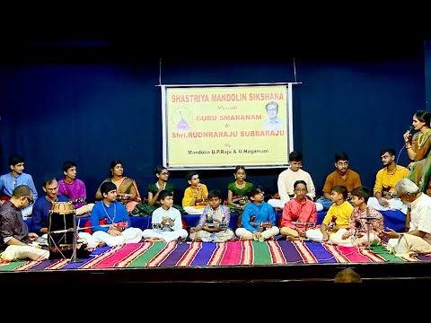 Mandolin U.P.Raju & U.Nagamani - Guru Smaranam 2023 - Ninnukori Vasantha Varnam & Anuragamuleni