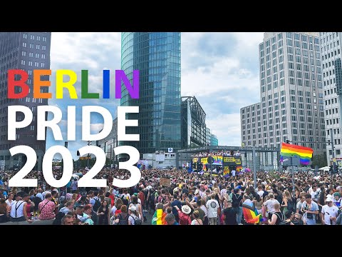 BERLIN – CSD 2023 🏳️‍🌈 | Christopher Street Day Berlin | Potsdamer Platz [4K live] 🇩🇪
