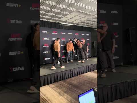 Carlos Vera vs. Josias Musasa #faceoff #ufcfightnight