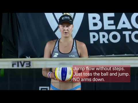 Serves(Float) Duda/Ana Patricia x Nuss/Kloth - Final - Elite 16 - Would Tour. - With Comment