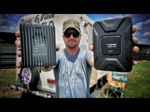 HEAD TO HEAD: RV Cell Boosters 📱💪 Full Time RV Living WeBoost vs SureCall // RV INTERNET