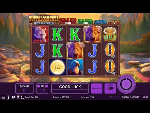 Buffalo Nights Hold & Spin – Video Gameplay