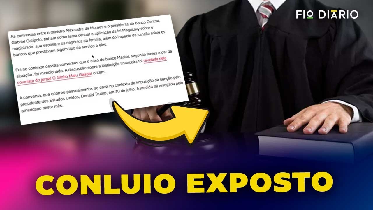 AS CONVERSAS DE MORAES: STF, BANCO CENTRAL, BRB, MASTER E MAGNITSKY