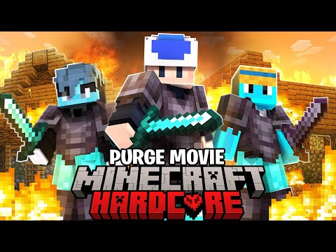 300 Players Simulate The Purge In Minecraft..[FULL MOVIE]