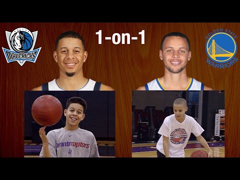Seth & Steph Curry 1-on-1 Dallas vs Golden State