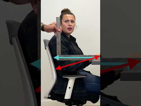 Arm Position is Key to be Ergonomic 💪 #homeoffice