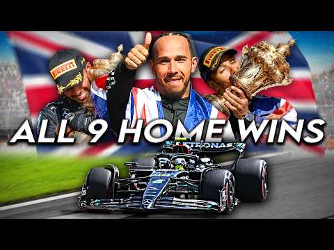 The Story of Lewis Hamilton's 9 Memorable British GP Wins.