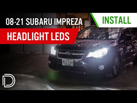 How to Install 2008-2021 Subaru Impreza Headlight LEDs | Diode Dynamics