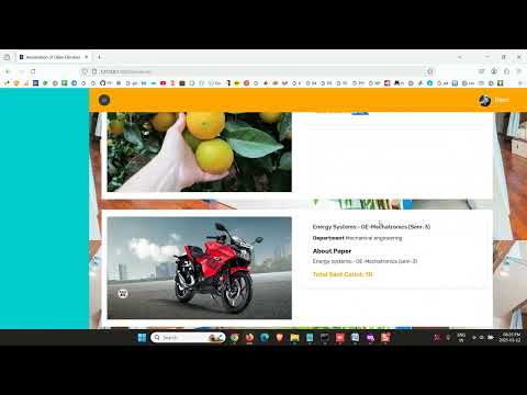 Automation of Open Electives in Django Python