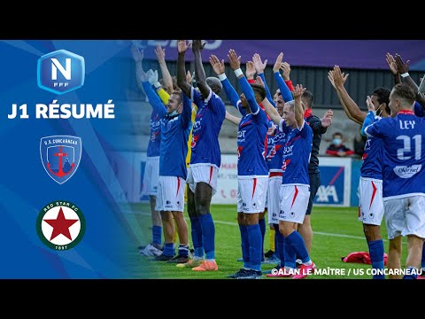 J1 | US Concarneau - Red Star FC (2-0), le résumé | National FFF 2021-2022