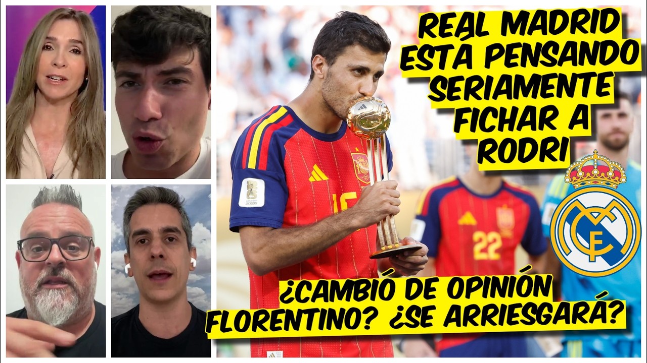 RODRI al REAL MADRID NO es una LOCURA, los BLANCOS tienen puesto el OJO al BALON de ORO | Exclusivos