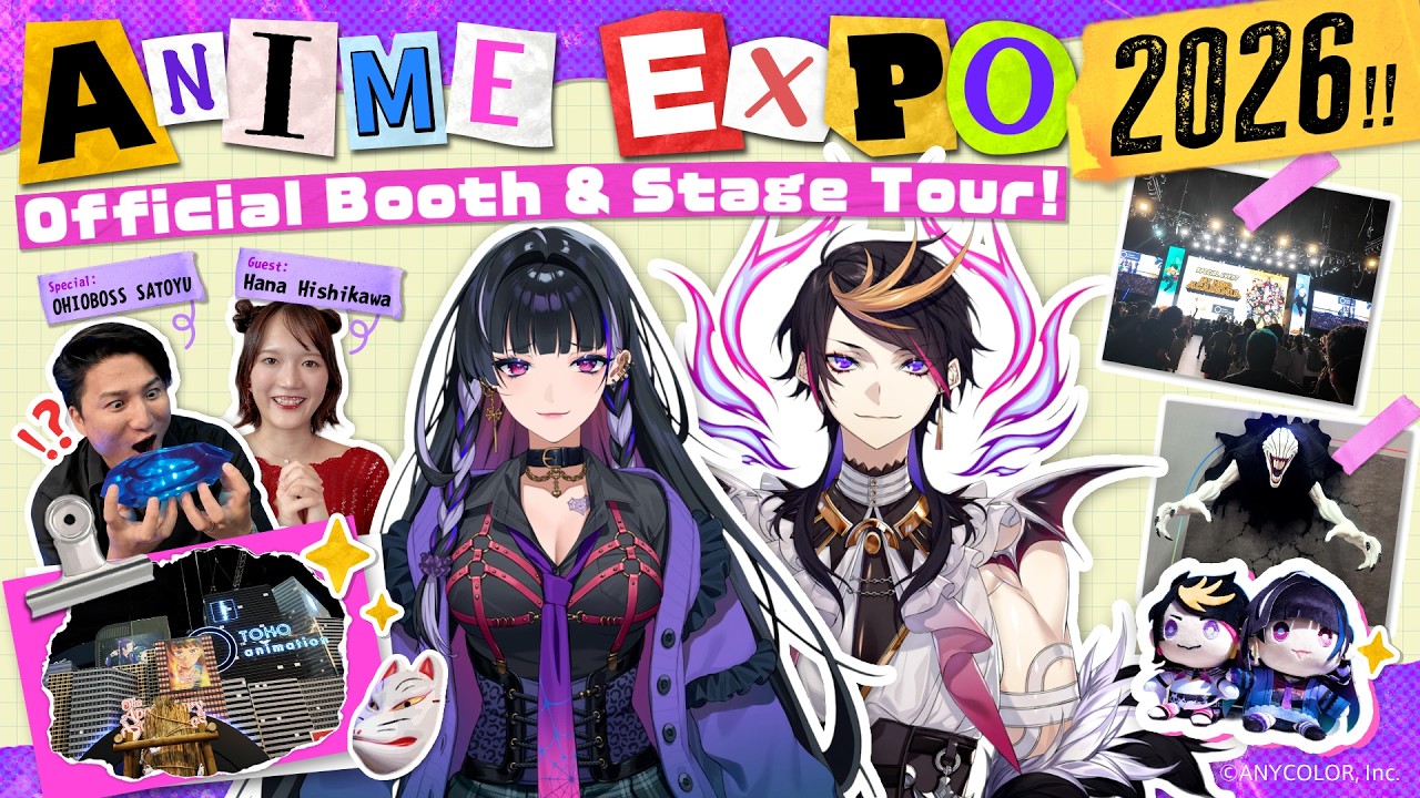 【AX2026】TOHO animation バーチャルレポート with 闇ノシュウ&狂蘭 メロコ【日本語字幕】