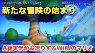 NewスーパーマリオブラザーズU 4人で実況プレイ part.1