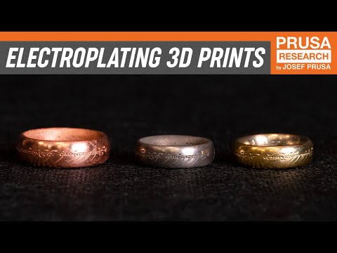 Electroplating 3D Prints: the Symphony of Plastic and Metal