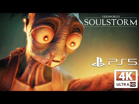 ODDWORLD SOULSTORM (PS5) First 30 Minutes 4K Ultra 60FPS HD