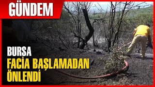 Bursa Orhangazi'de Maki Yangını Meydana Geldi | Son Dakika Haber