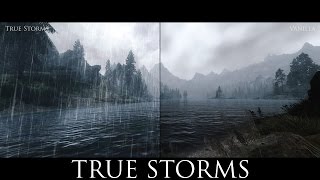TES V - Skyrim Mods: True Storms - Thunder and Rain Redone