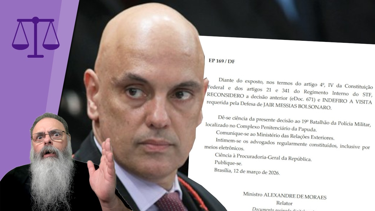 ALEXANDRE de MORAES dá pra TRÁS e PROIBE encontro de ENVIADO de TRUMP com BOLSONARO: QUER a BRIGA