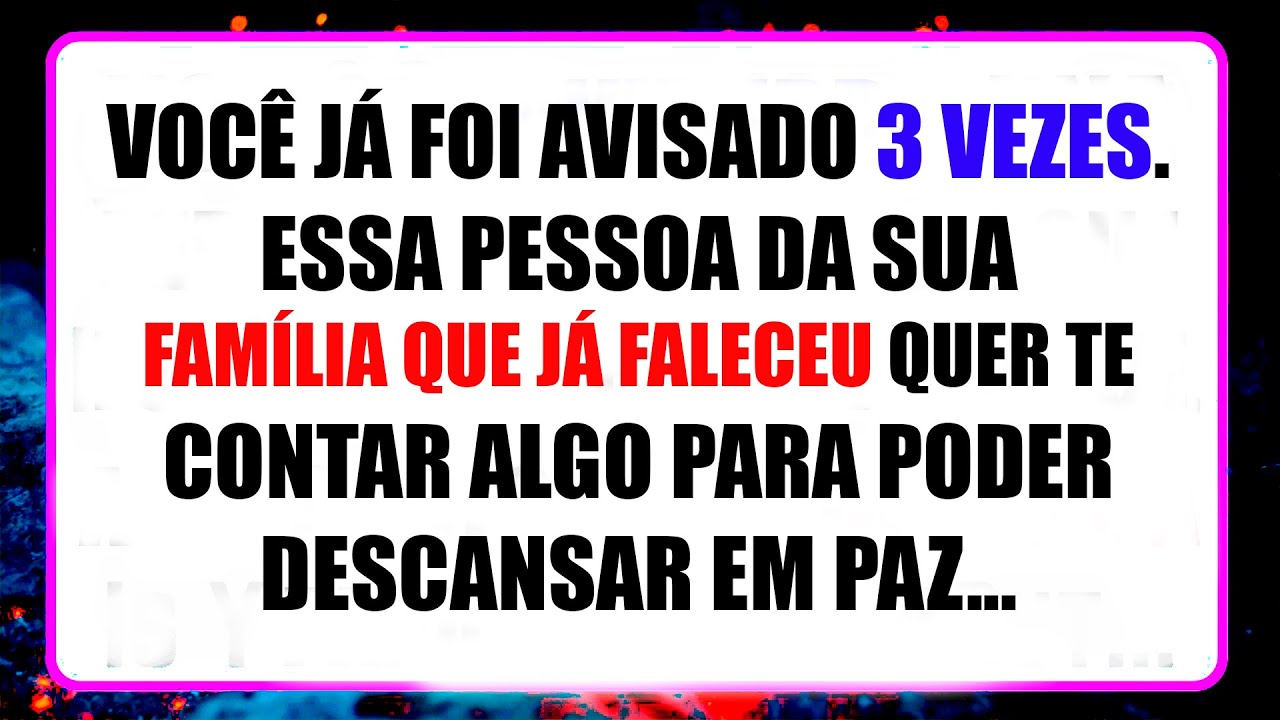 🛑ÚLTIMO AVISO! ESSA PESSOA DEPENDE DE VOCÊ PARA DESCANSAR... MENSAGEM DE DEUS 👼